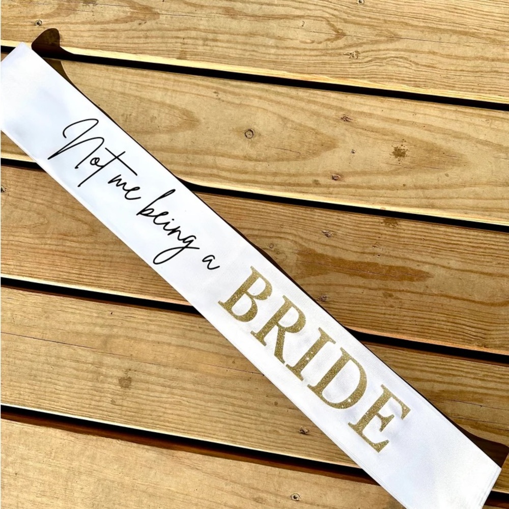 Bridal Sash - It’s Giving Bride
